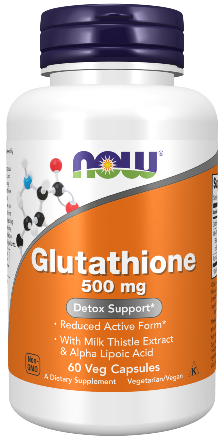 NOW Glutathione 500mg 60 V Caps- PURE SOURCE-The Health Store- Default Title