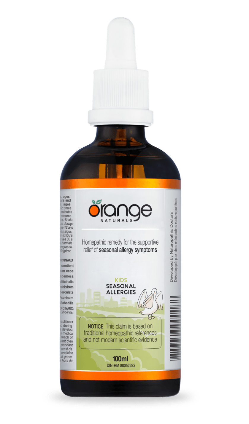Orange Naturals Seasonal Allergies for Kids 100mL- CANPREV-The Health Store- Default Title