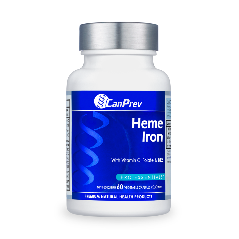 CanPrev Heme Iron 60 Vcaps- CANPREV-The Health Store- Default Title