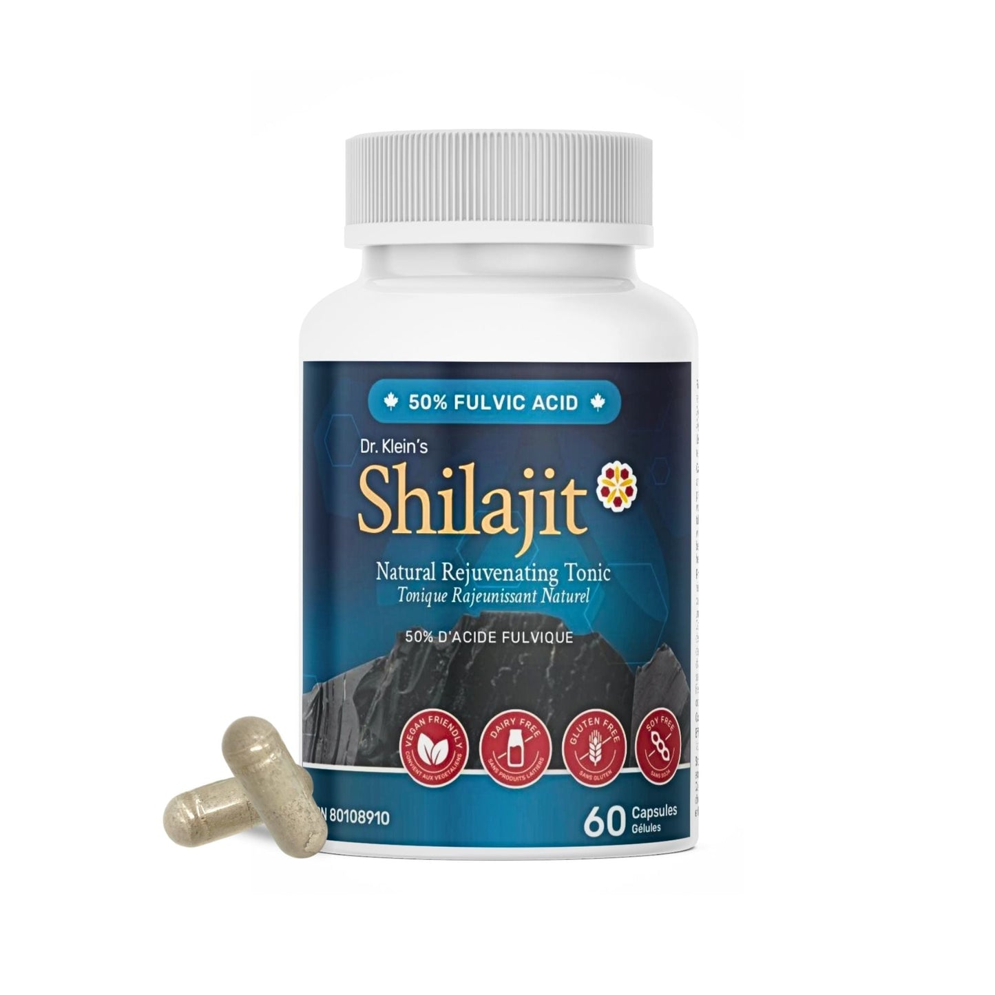 Dr. Klein's Shilajit - 60 Caps- NANTON NUTRACEUTICALS LTD-The Health Store- Default Title