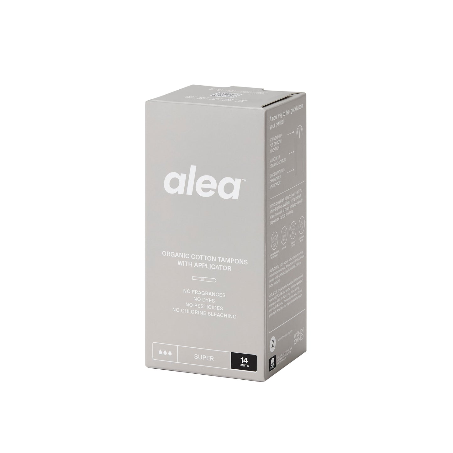 Alea Organic Tampons Super 14units- Alea-The Health Store- Default Title