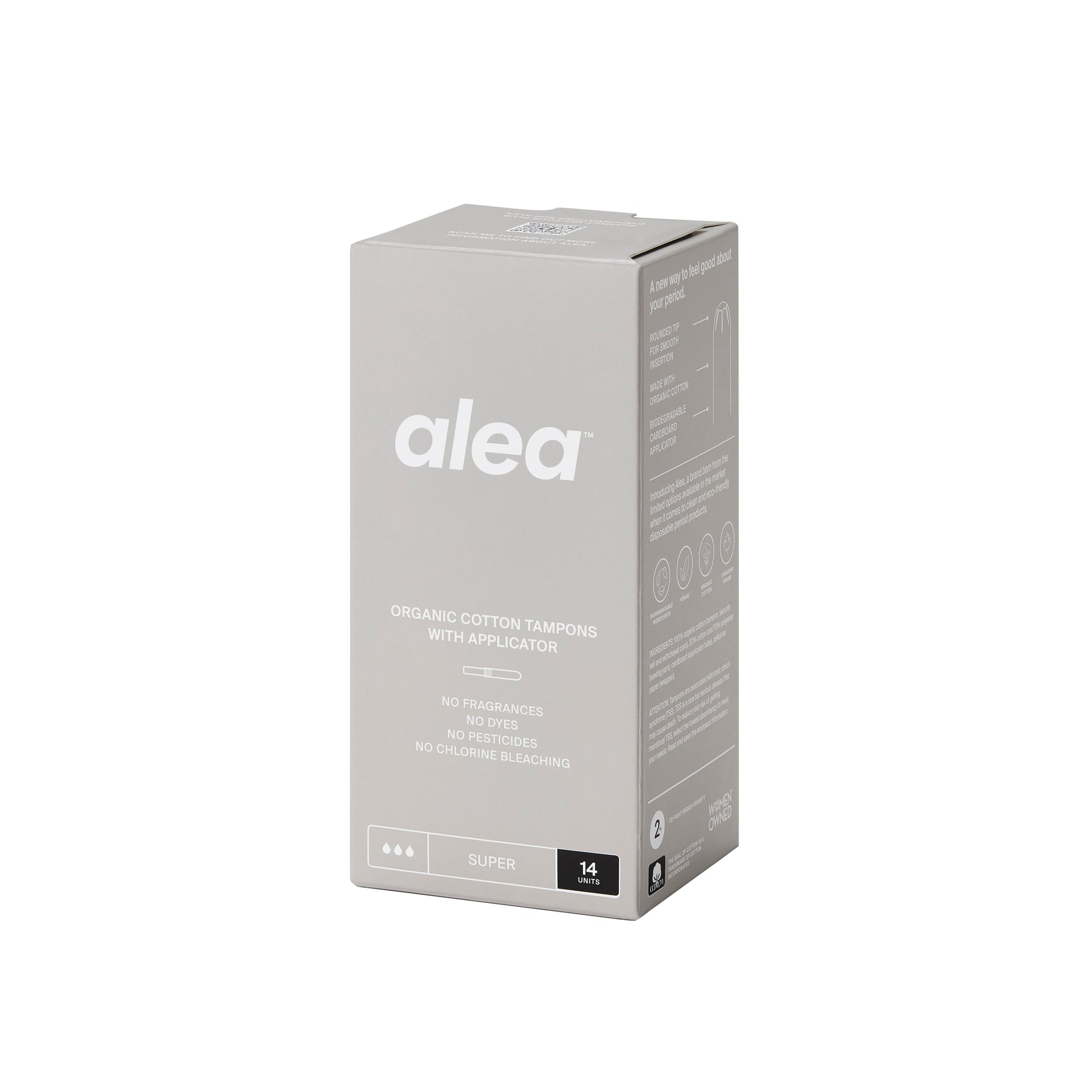 Alea Organic Tampons Super 14units- Alea-The Health Store- Default Title
