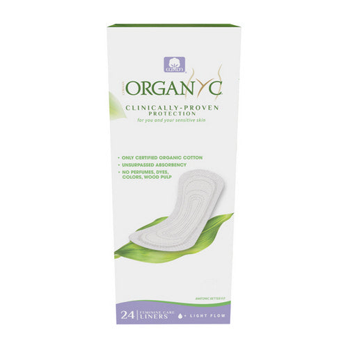 Organ(y)c Feminine Care Liners Light Flow 24 Count- PURITY LIFE-The Health Store- Default Title