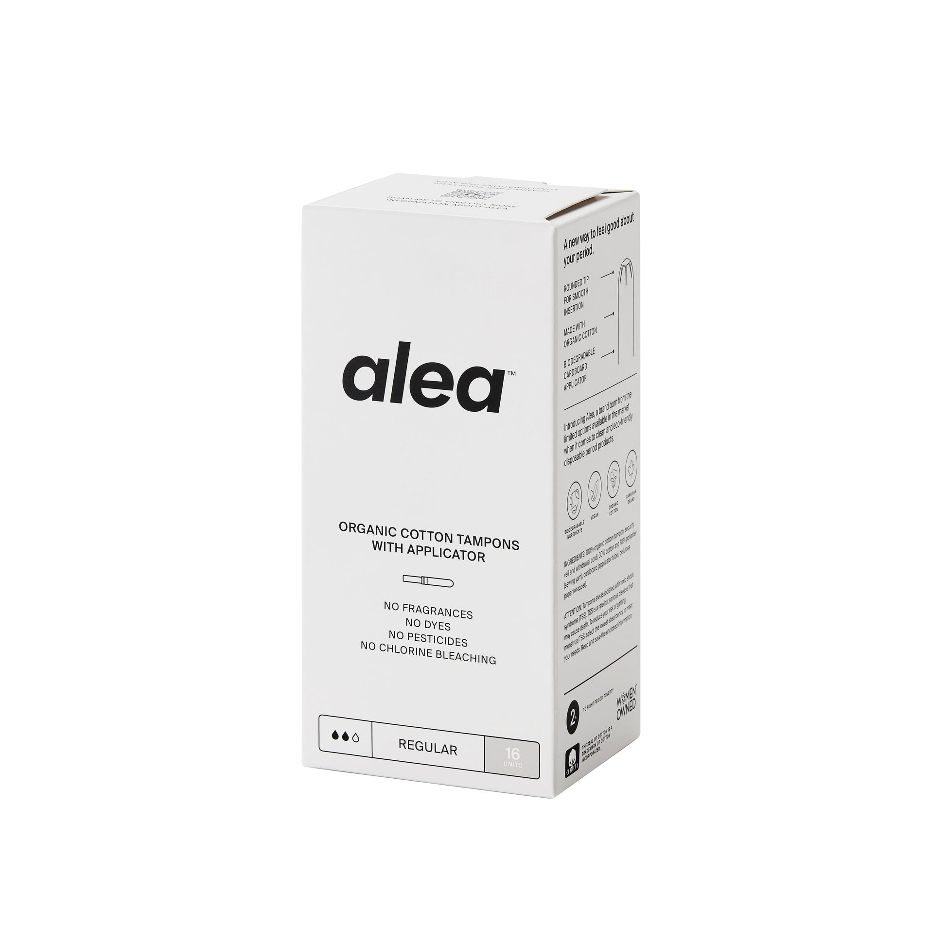 Alea Organic Tampons Regular 16units- Alea-The Health Store- Default Title