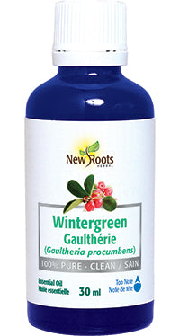 New Roots Wintergreen Essential Oil 30mL- NEW ROOTS HERBAL-The Health Store- Default Title