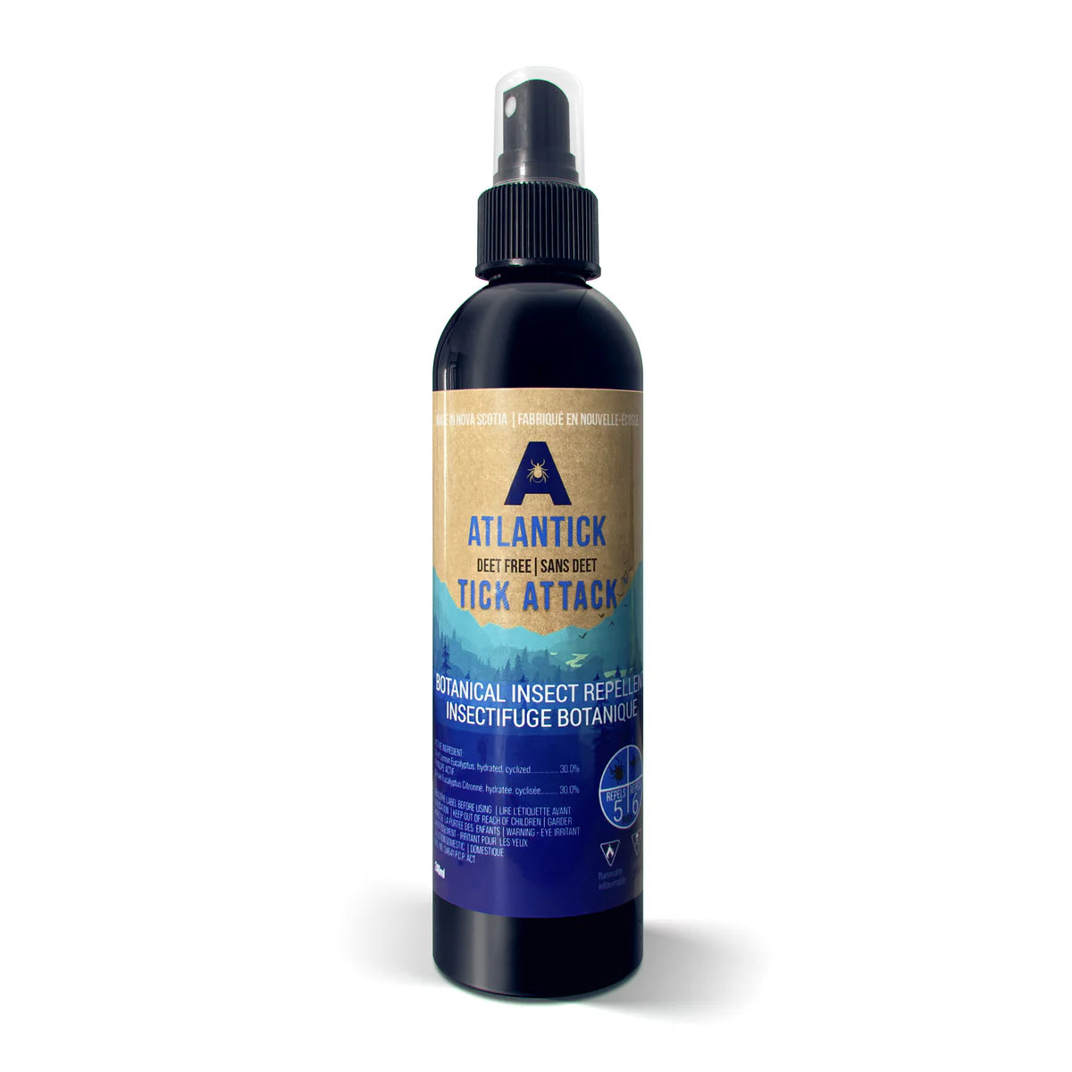 AtlanTick Tick Attack Botanical Insect Repellent | Deet Free | 60mL