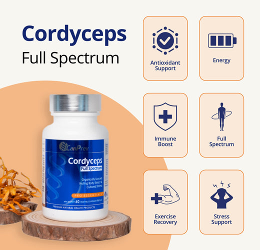 CanPrev Cordyceps Full Spectrum 60 Caps