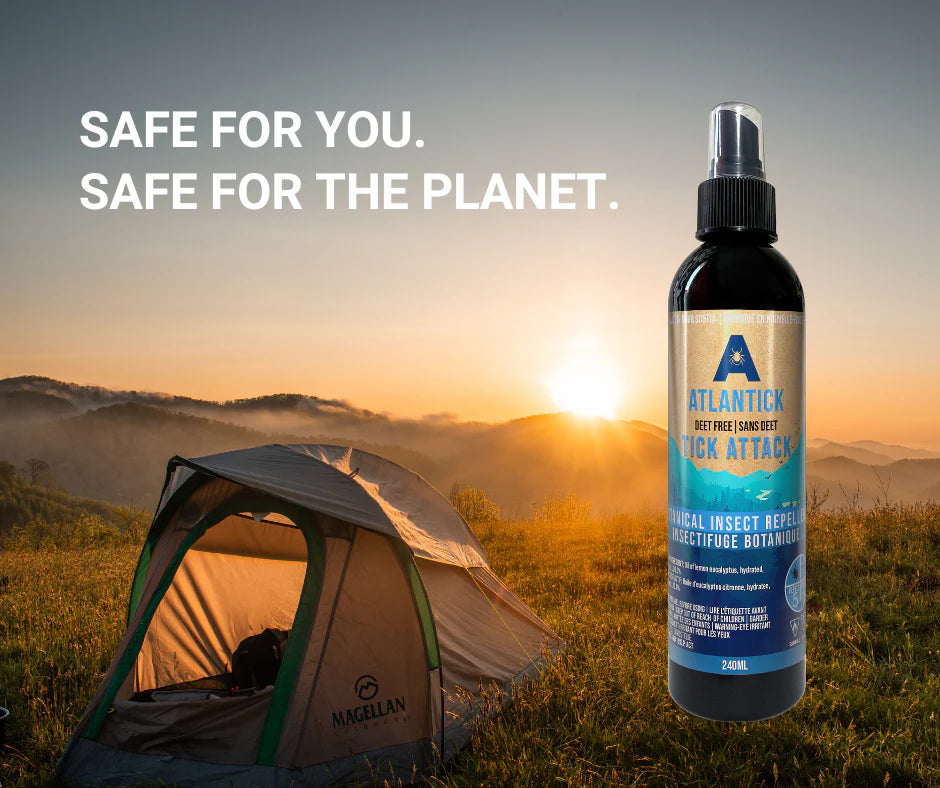 AtlanTick Tick Attack Botanical Insect Repellent | Deet Free | 60mL
