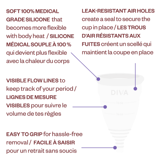 DivaCup Model 1- PURE SOURCE-The Health Store- Default Title