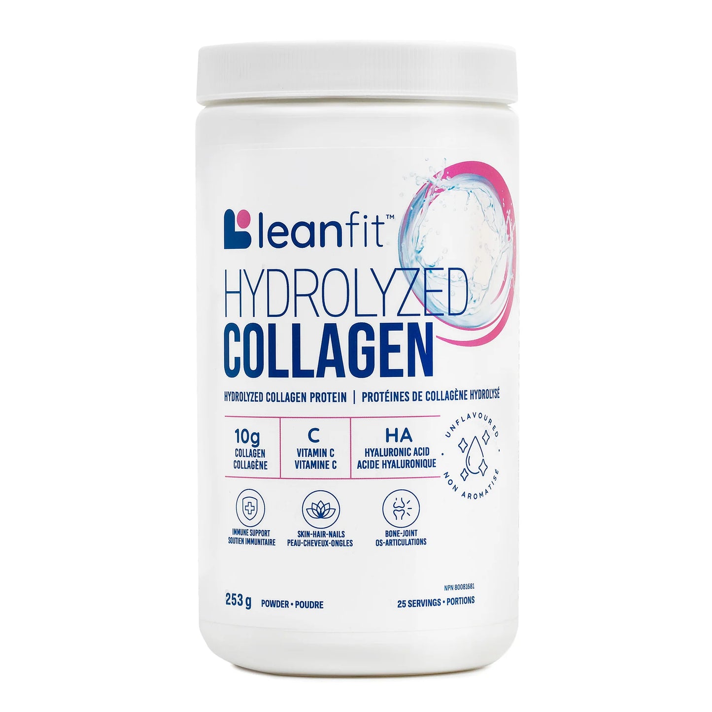 Leanfit Hydrolyzed Collagen 253g