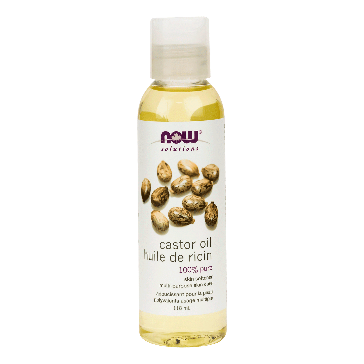 Now Castor Oil 118ml- PURE SOURCE-The Health Store- Default Title