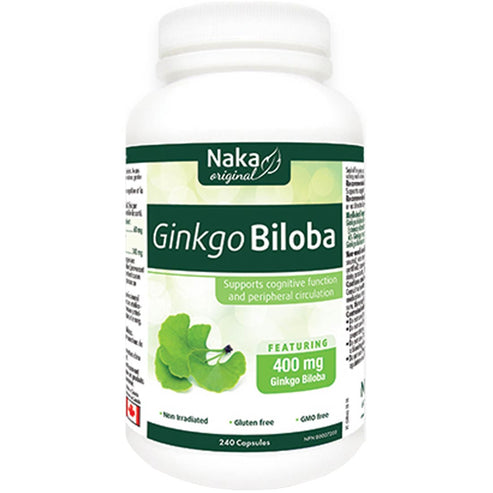 Naka Ginkgo Biloba 400mg 120Vcaps- NAKA ORIGINAL-The Health Store- Default Title