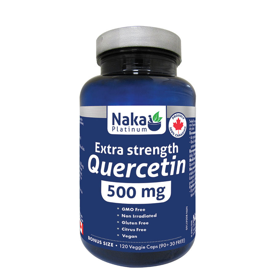 Naka Quercetin Extra Strength 500mg 60 caps- NAKA ORIGINAL-The Health Store- Default Title