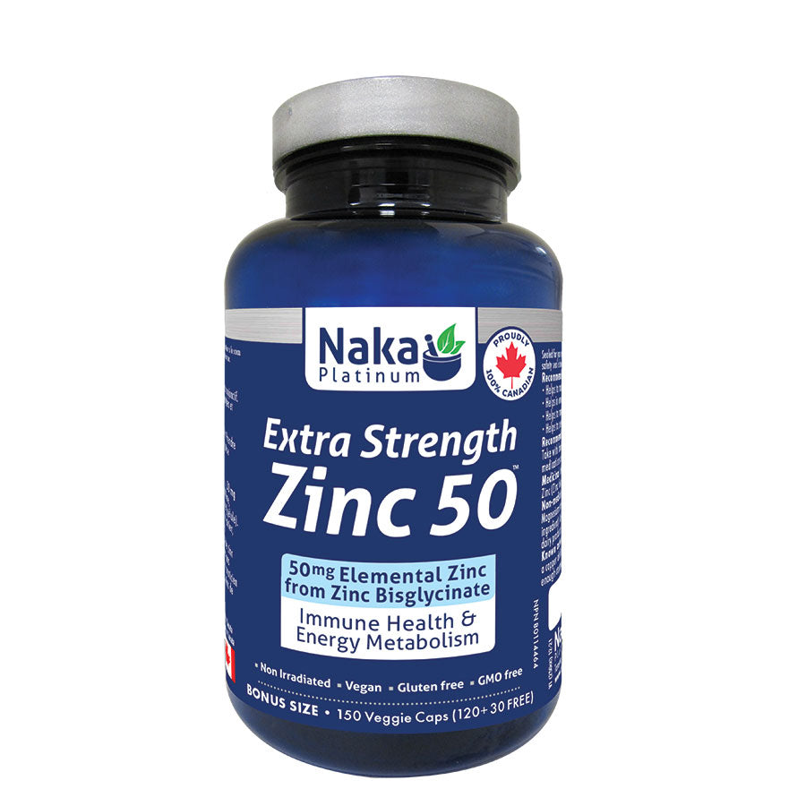 Naka Zinc 50 150 V Caps- NAKA ORIGINAL-The Health Store- Default Title