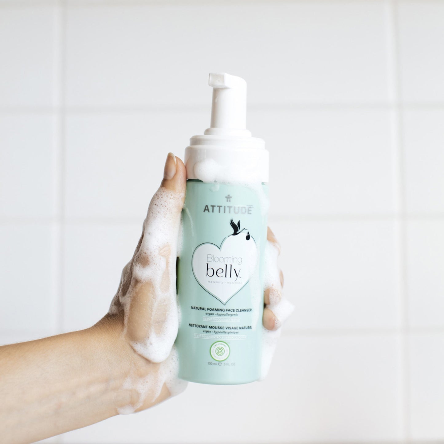 ATTITUDE BLOOMING BELLY NOURISHING FACE CLEANSER 150ml