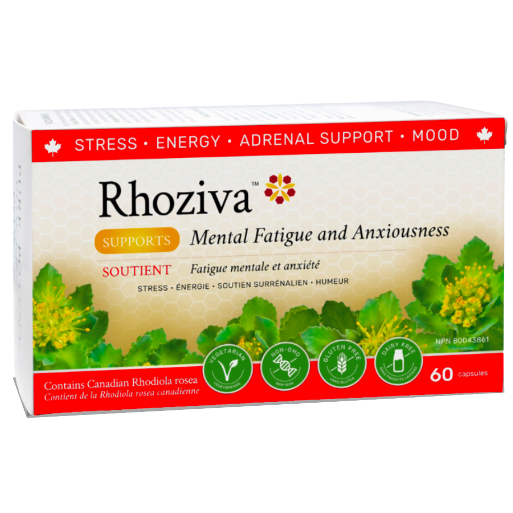 Rhoziva - Mental Fatigue & Anxiousness - 60 V Caps- NANTON NUTRACEUTICALS LTD-The Health Store- Default Title