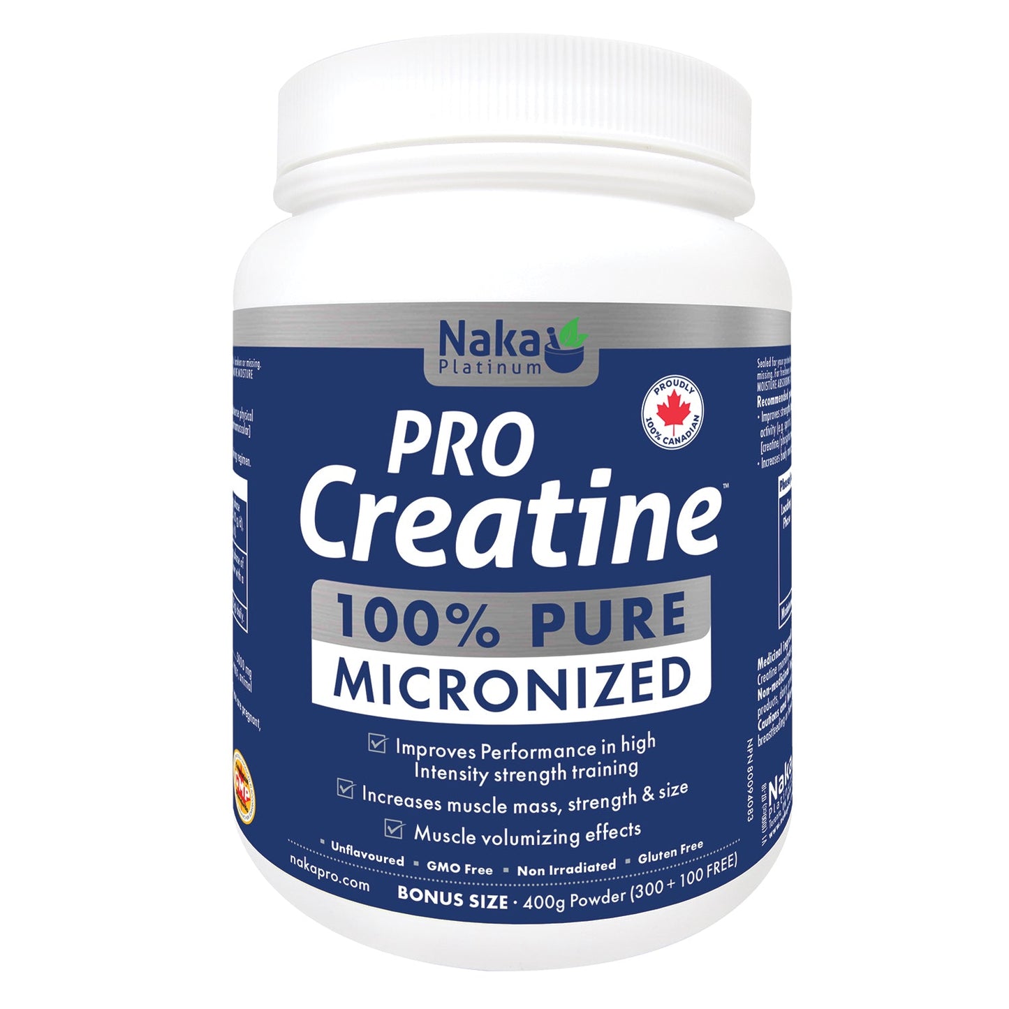 Naka Pro Creatine 100% Pure Micronized 400g