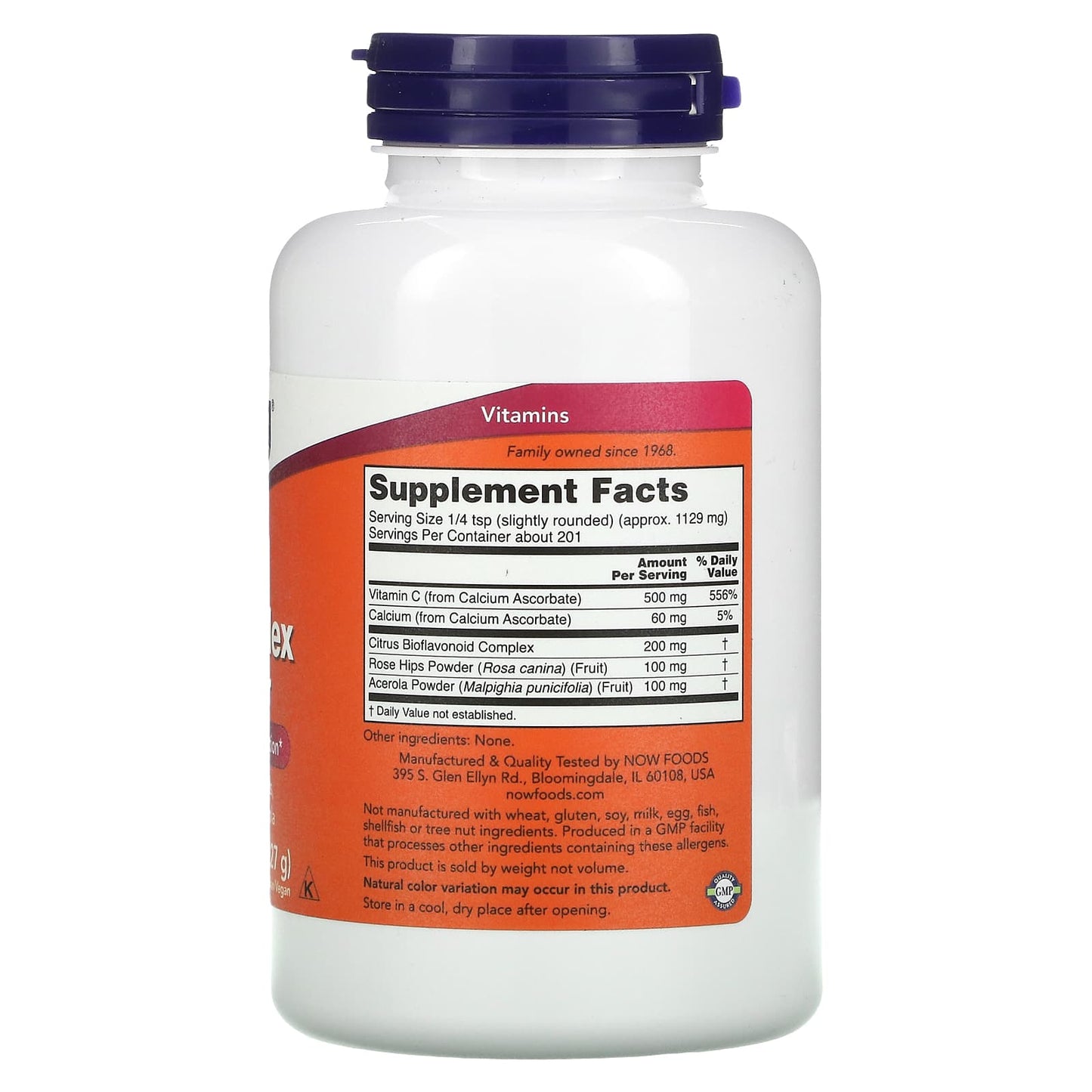 NOW Buffered C-Complex Powder 227g- PURE SOURCE-The Health Store- Default Title