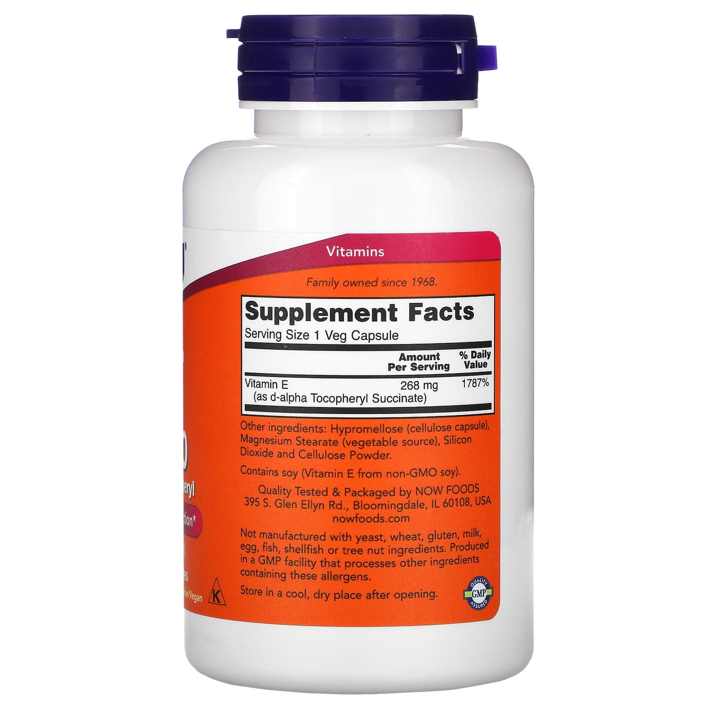 NOW E-400 Dry 100 V Caps- PURE SOURCE-The Health Store- Default Title