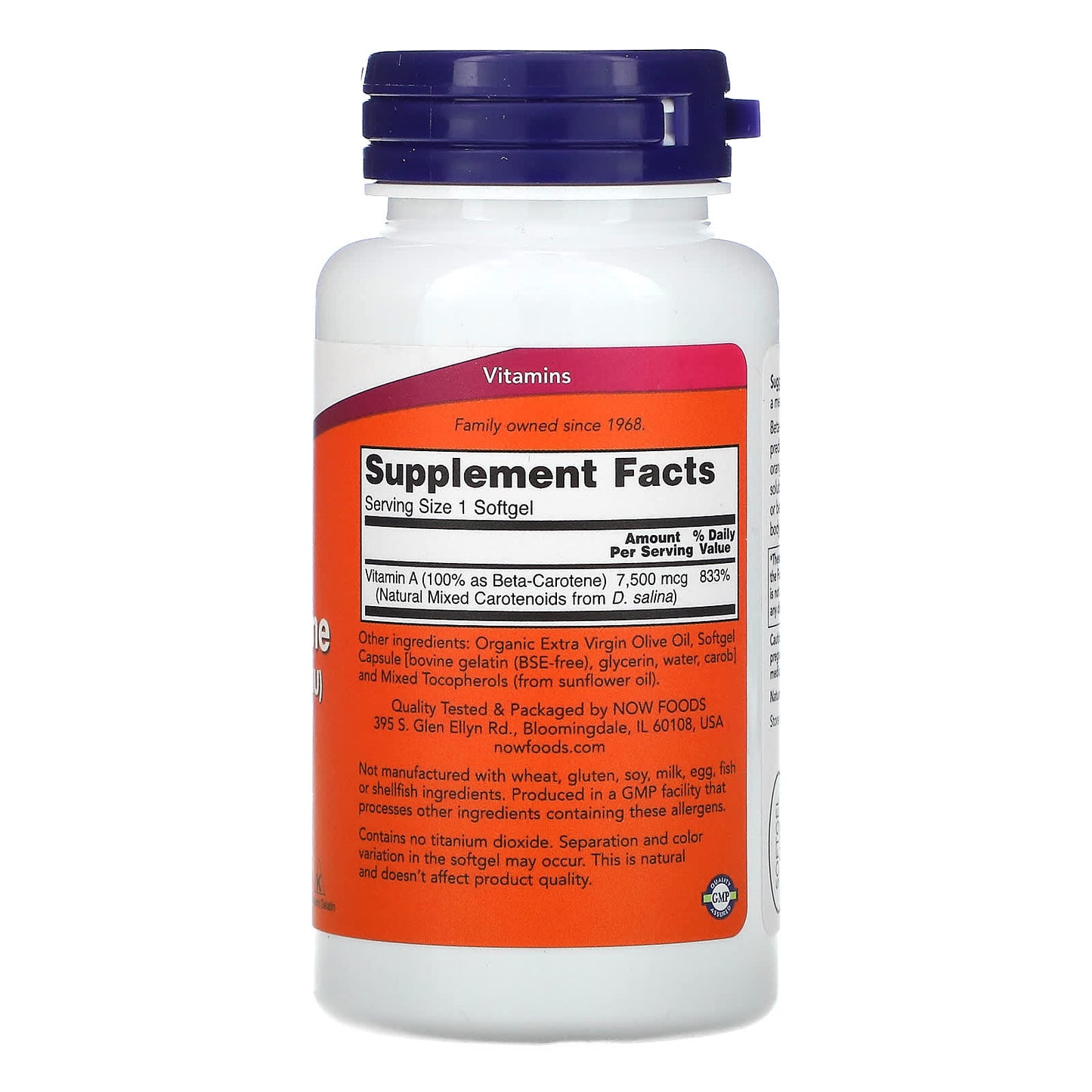 NOW Beta Carotene 90 Soft Gels- PURE SOURCE-The Health Store- Default Title