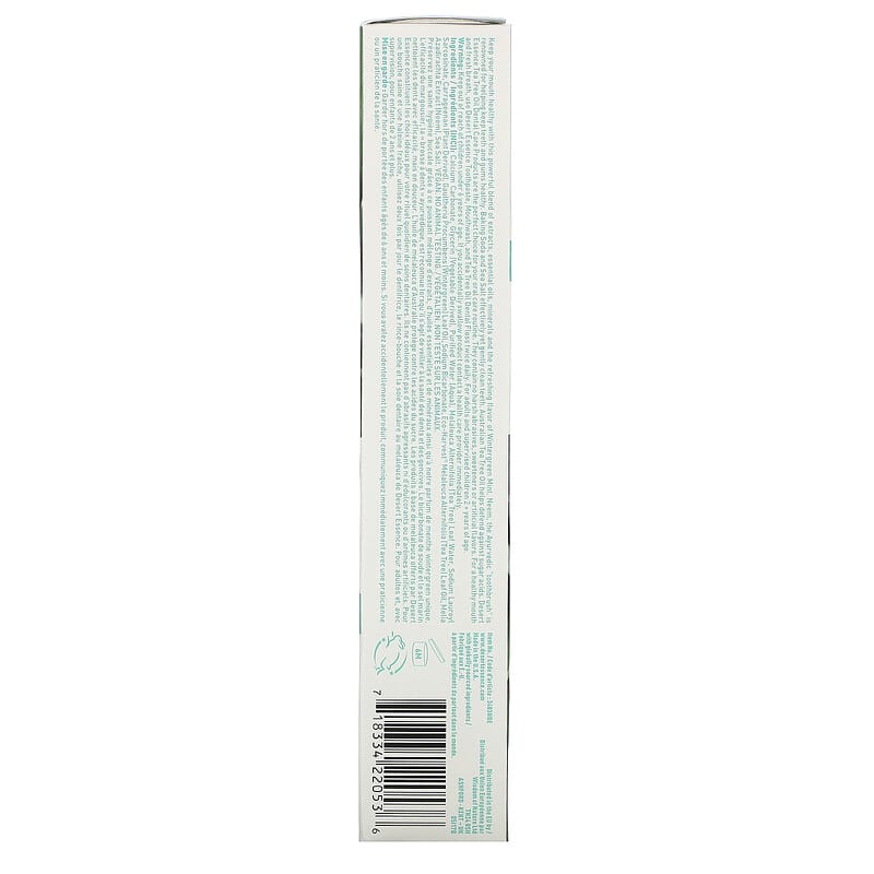Desert Essence Tea Tree & Neem Toothpaste + Wintergreen 176g- PURITY LIFE-The Health Store- Default Title