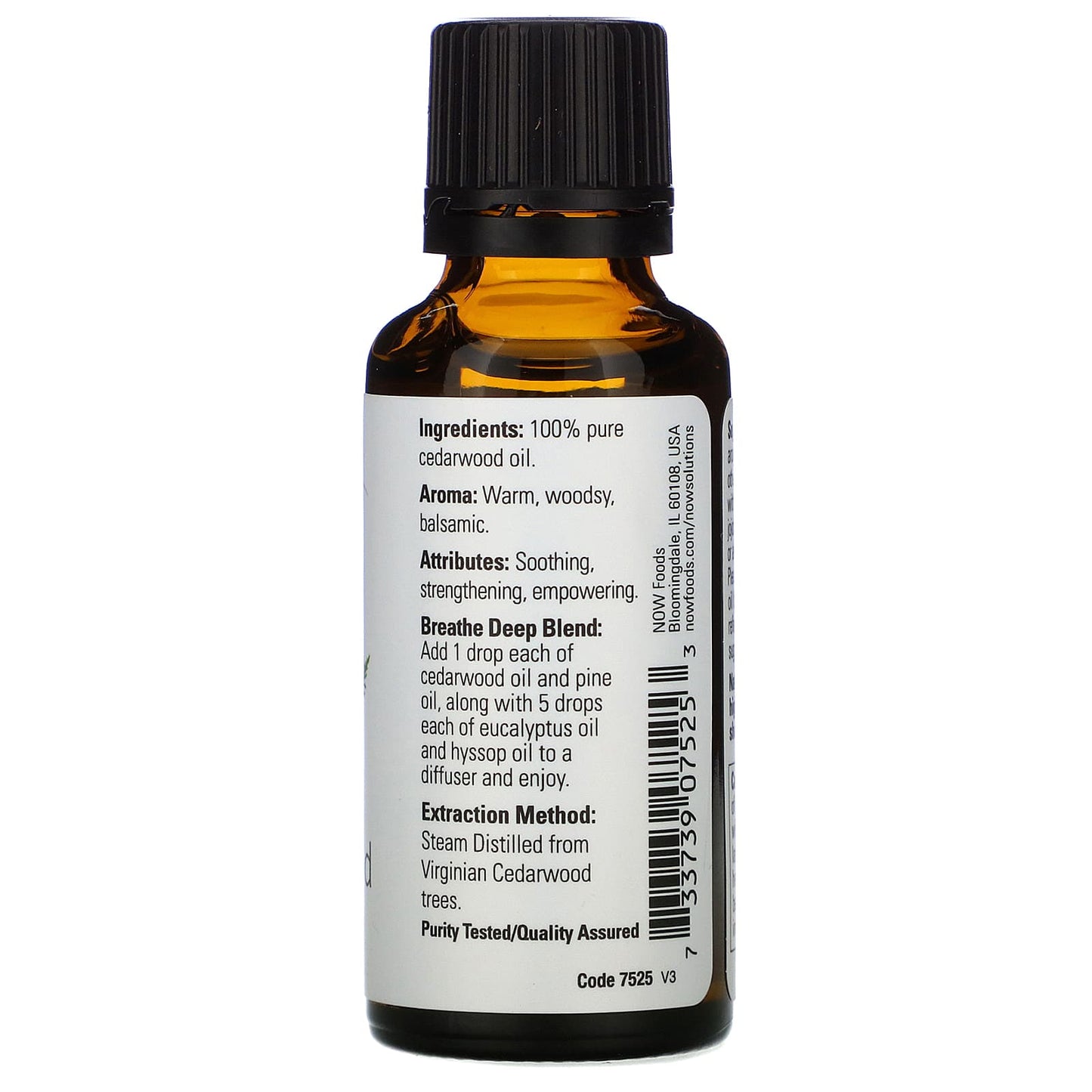 NOW Cedarwood Essential Oil 30mL- PURE SOURCE-The Health Store- Default Title
