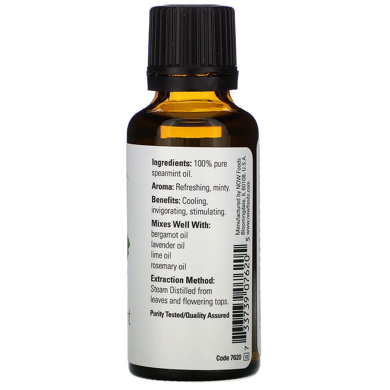 NOW Spearmint Essential Oil 30mL- PURE SOURCE-The Health Store- Default Title