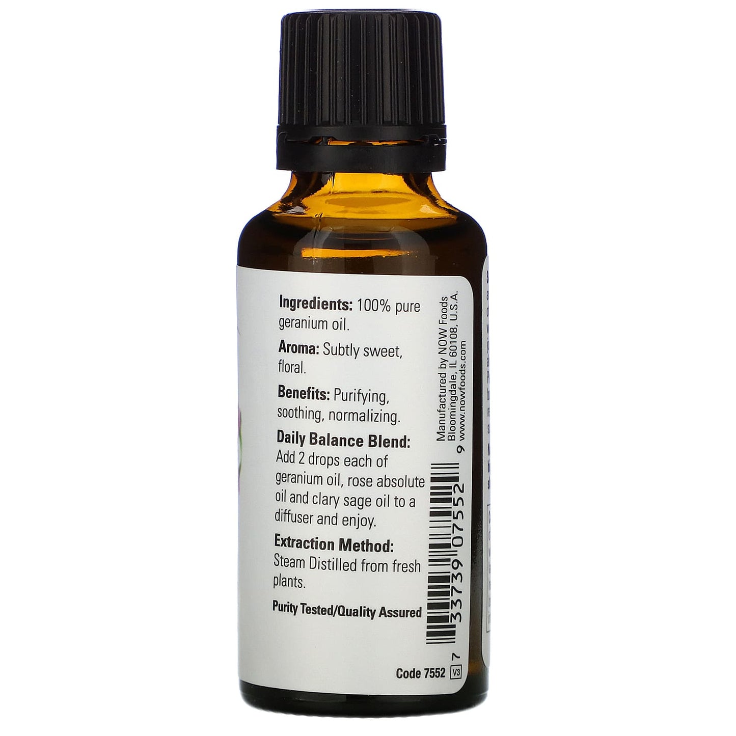 NOW Geranium Essential Oil 30mL- PURE SOURCE-The Health Store- Default Title