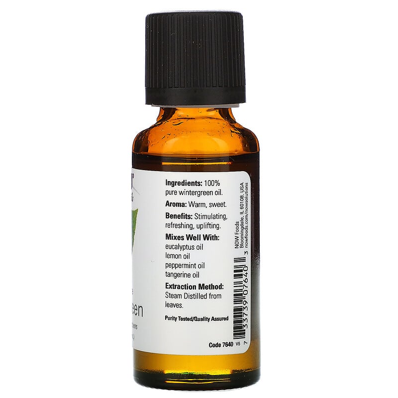 NOW Wintergreen Essential Oil 30mL- PURE SOURCE-The Health Store- Default Title