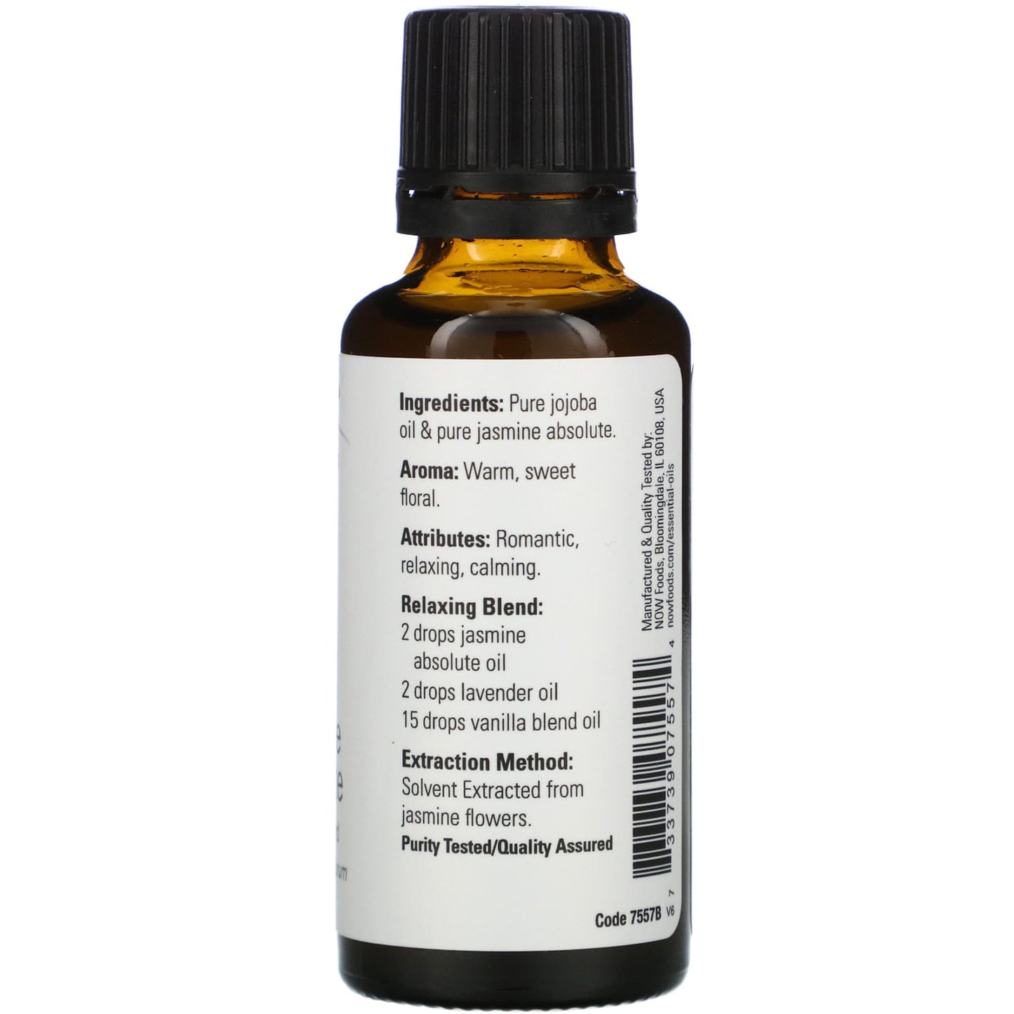 NOW Jasmine Essential Oil 30mL- PURE SOURCE-The Health Store- Default Title