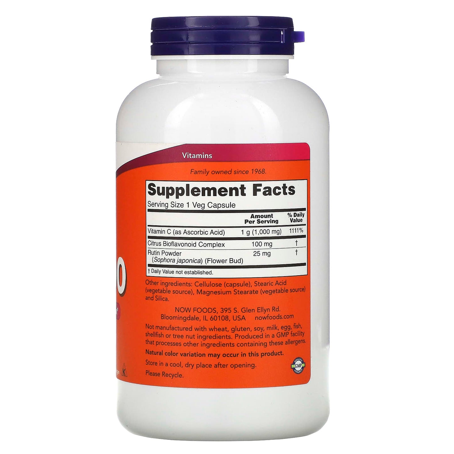 NOW C-1000 Bioflavonoids 250 V Caps- PURE SOURCE-The Health Store- Default Title