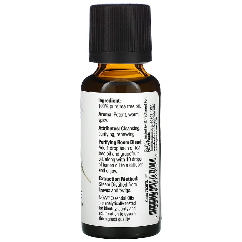 NOW Tea Tree Essential Oil 30mL- PURE SOURCE-The Health Store- Default Title