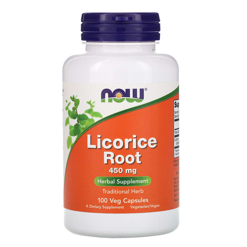 NOW Licorice Root 100 V Caps- PURE SOURCE-The Health Store- Default Title