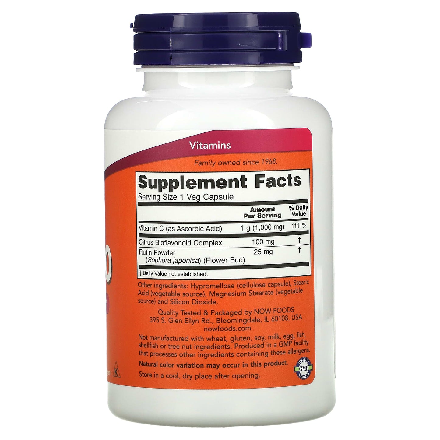 NOW C-1000 Bioflavonoids 100 V Caps- PURE SOURCE-The Health Store- Default Title