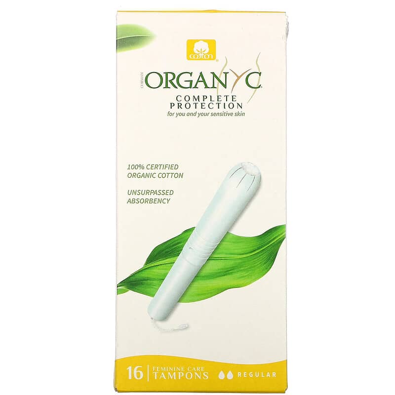 Organ(y)c Tampon with Applicator Regular 16 Count- PURITY LIFE-The Health Store- Default Title