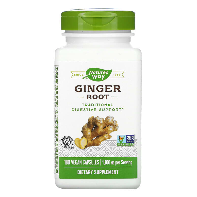 Nature's Way Ginger Root 180 V Caps- NATURE'S WAY-The Health Store- Default Title