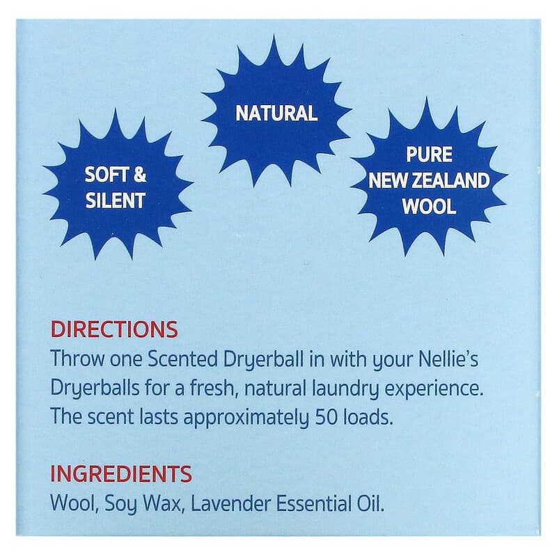 NELLIE'S Wool Dryer Ball Lavender Single- ECOTREND ECOLOGICS-The Health Store- Default Title