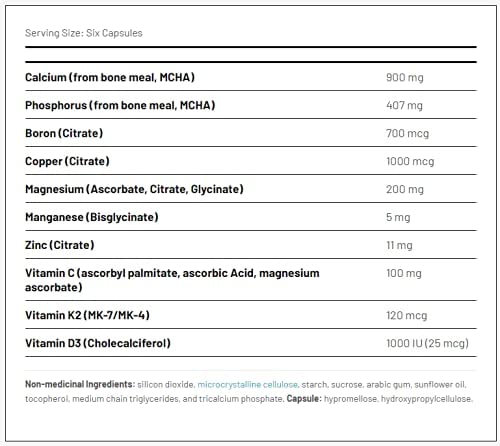 AOR Bone Basics 240 Caps- AOR-The Health Store- Default Title