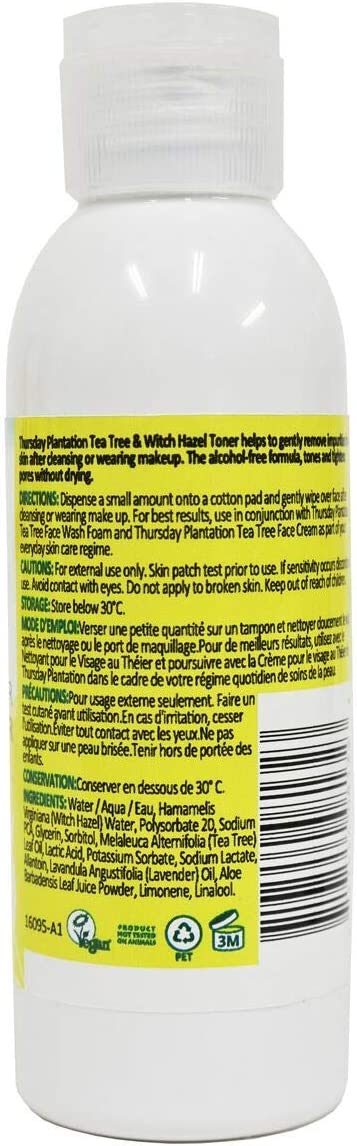 THUR Tea Tree & Witch Hazel Toner 100mL- ABUNDANCE NATURALLY-The Health Store- Default Title