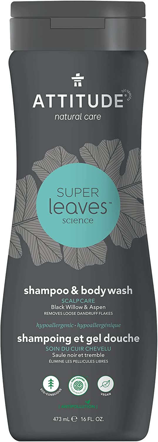 ATTITUDE Men 2 in 1 Scalp Care Shampoo Body Wash 473mL- PURITY LIFE-The Health Store- Default Title