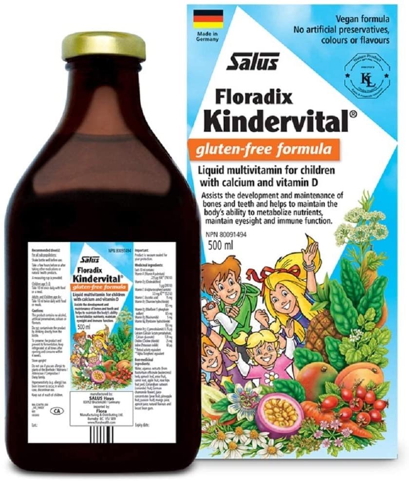 Salus Kindervital Liquid Multi-Vitamin for Children 500mL- HEATHOLOGY-The Health Store- Default Title