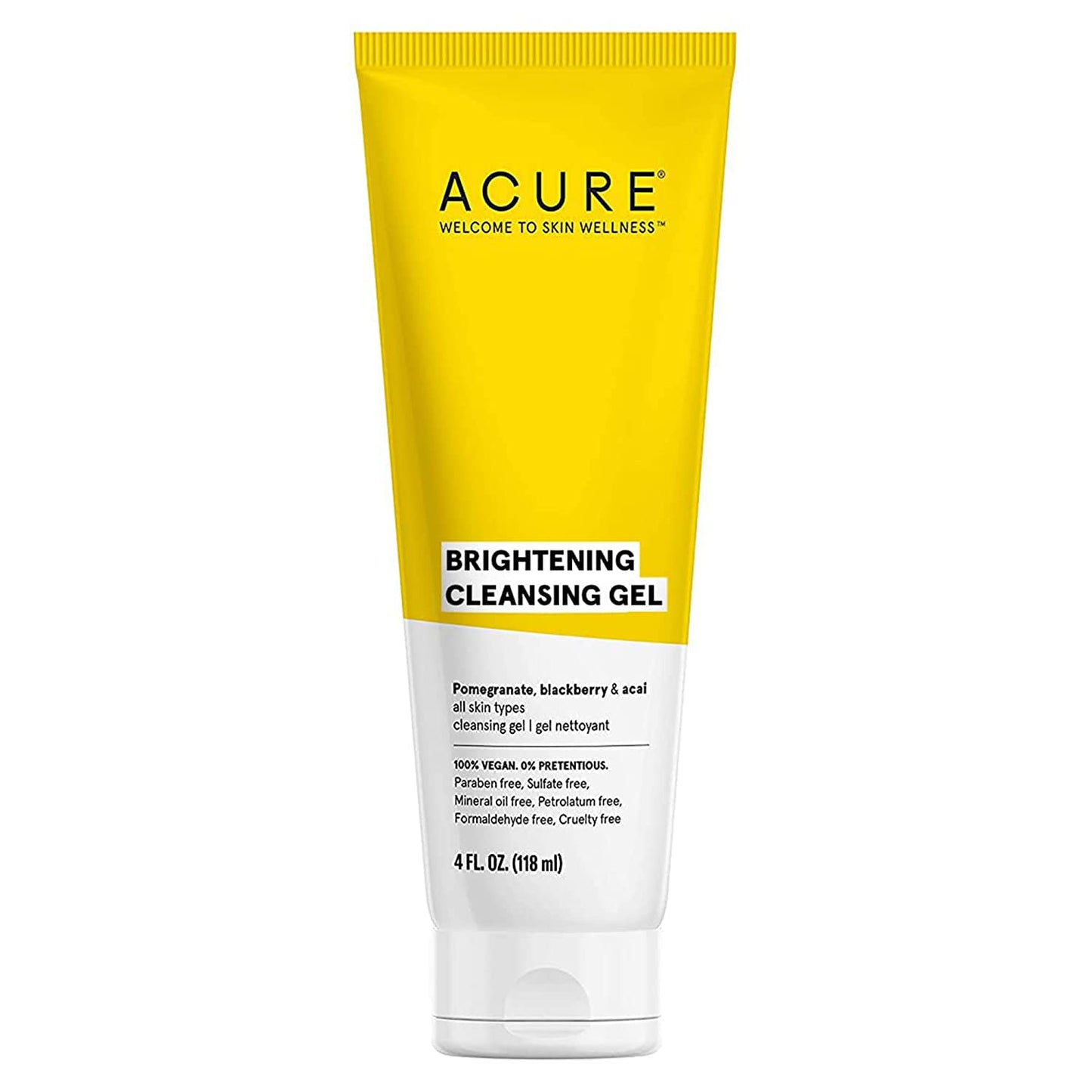 ACURE BRIGHTENING CLEANSING GEL 4 FL OZ- PURITY LIFE-The Health Store- Default Title