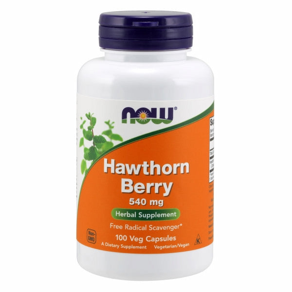 NOW Hawthorn Berry 100 V Caps- PURE SOURCE-The Health Store- Default Title