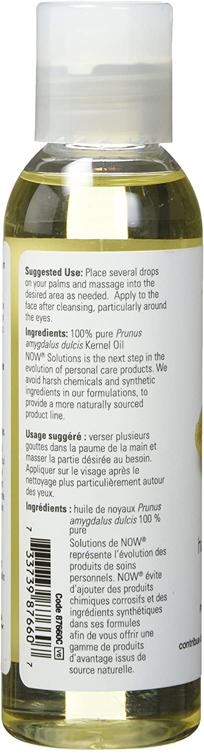 NOW Sweet Almond Oil 118mL- PURE SOURCE-The Health Store- Default Title