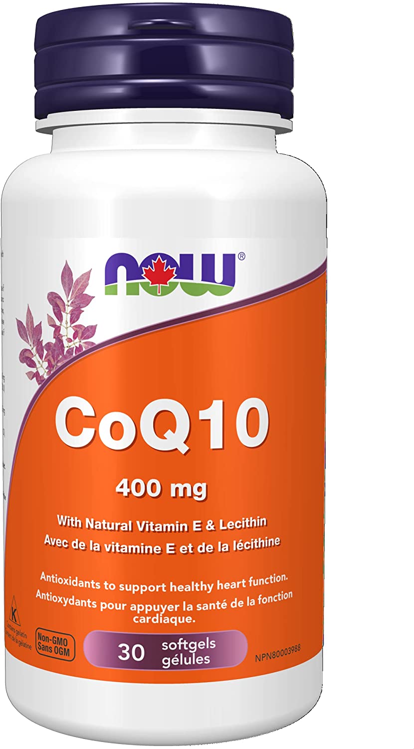 NOW CoQ10 400mg 30 Soft Gels- PURE SOURCE-The Health Store- Default Title