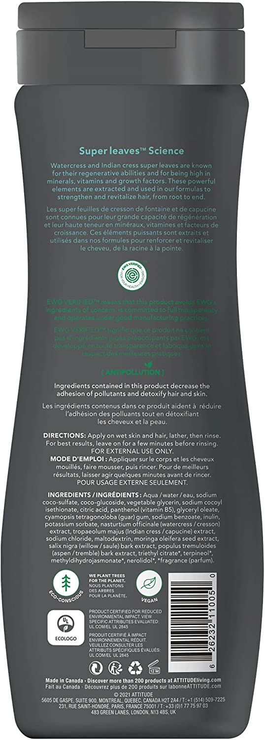 ATTITUDE Men 2 in 1 Scalp Care Shampoo Body Wash 473mL- PURITY LIFE-The Health Store- Default Title