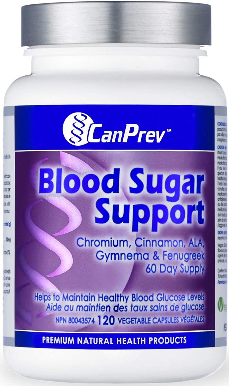CanPrev Blood Sugar Support 120 V Caps- CANPREV-The Health Store- Default Title