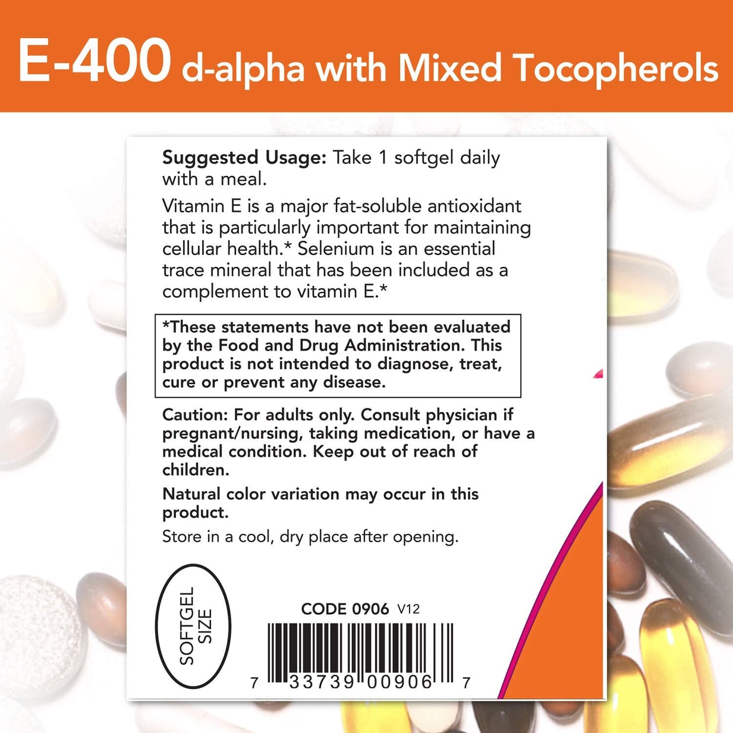 NOW E-400 d-alpha with Mixed Tocopherols- PURE SOURCE-The Health Store- Default Title