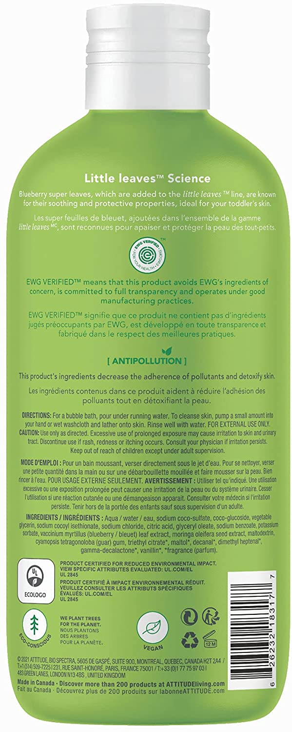 ATT Little Leaves Bubble Wash Watermelon Coco 473mL- PURITY LIFE-The Health Store- Default Title