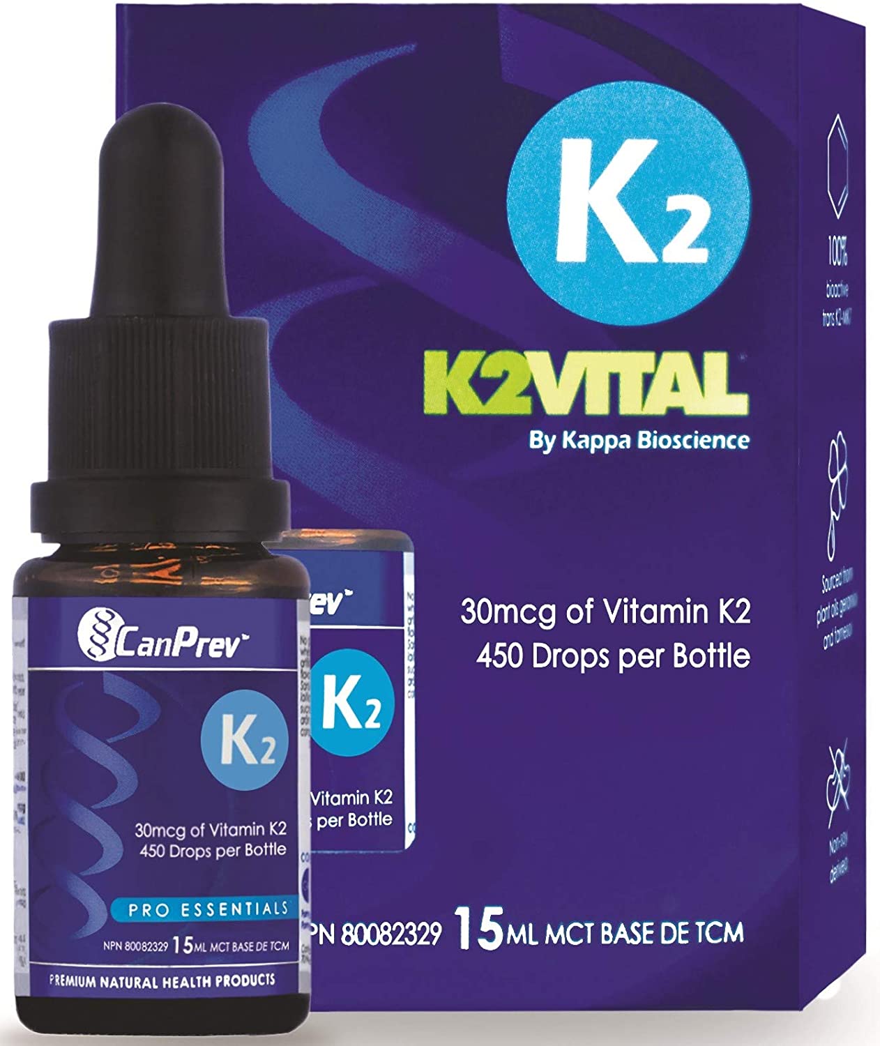 CanPrev K2 Drops 15mL- CANPREV-The Health Store- Default Title